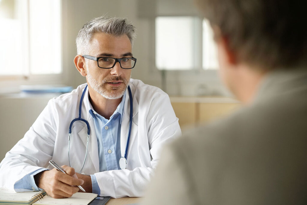 Doctor and patient